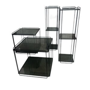 Max Sauze Isocele End & Pedestal Tables (2 sets)