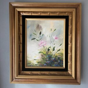 MCM S Colby Painting Original in Frame, Oil Impressionist Style, MCM Oil Art