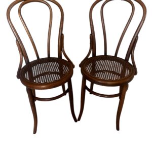 Vintage Bentwood Cane Bistro Chairs/ Vintage Speakeasy Chairs / Thonet