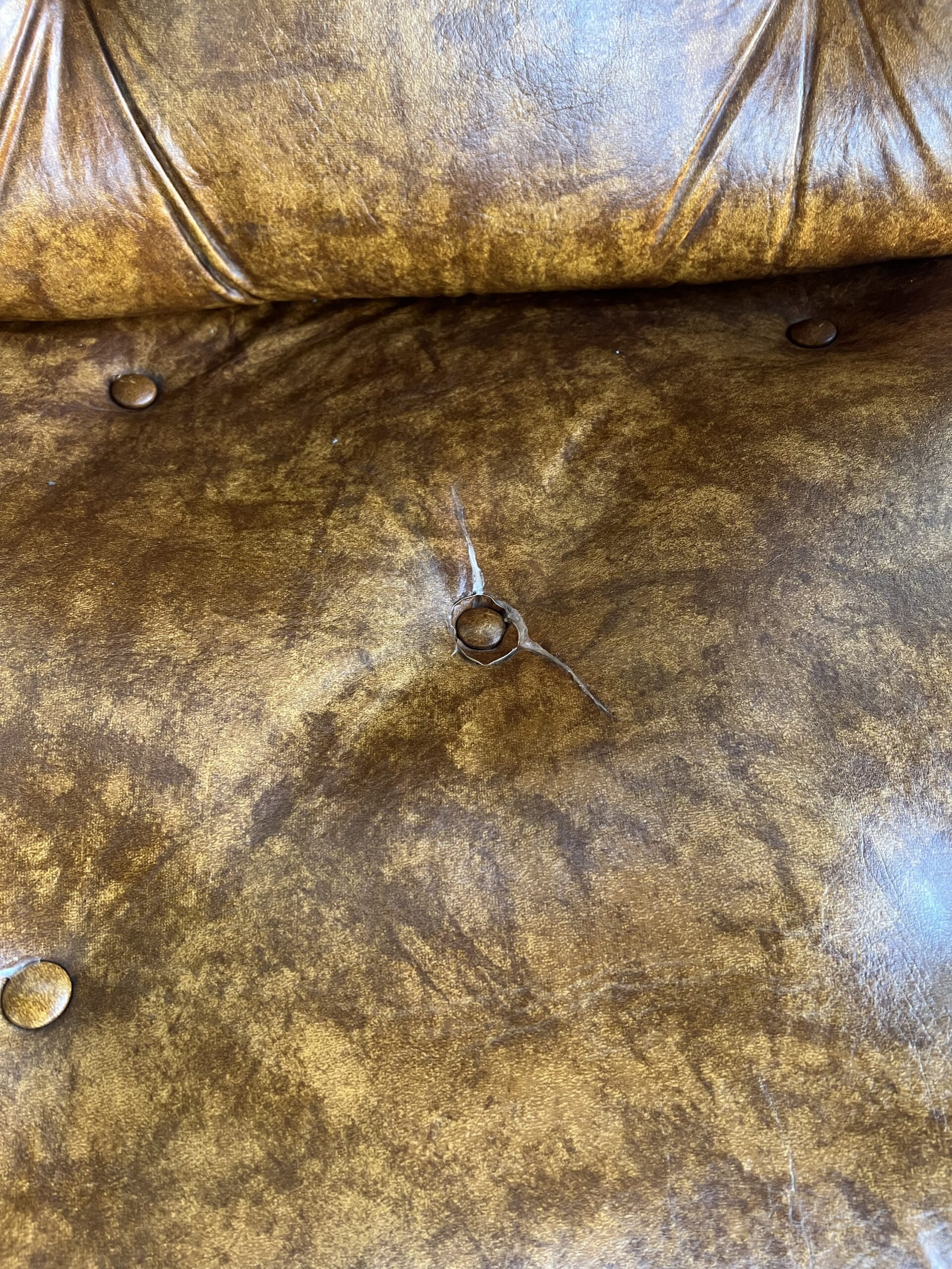 1960s Homecrest Mid-Century Modern Lounge Chair | MCM Brown Vinyl Chair - Image 10