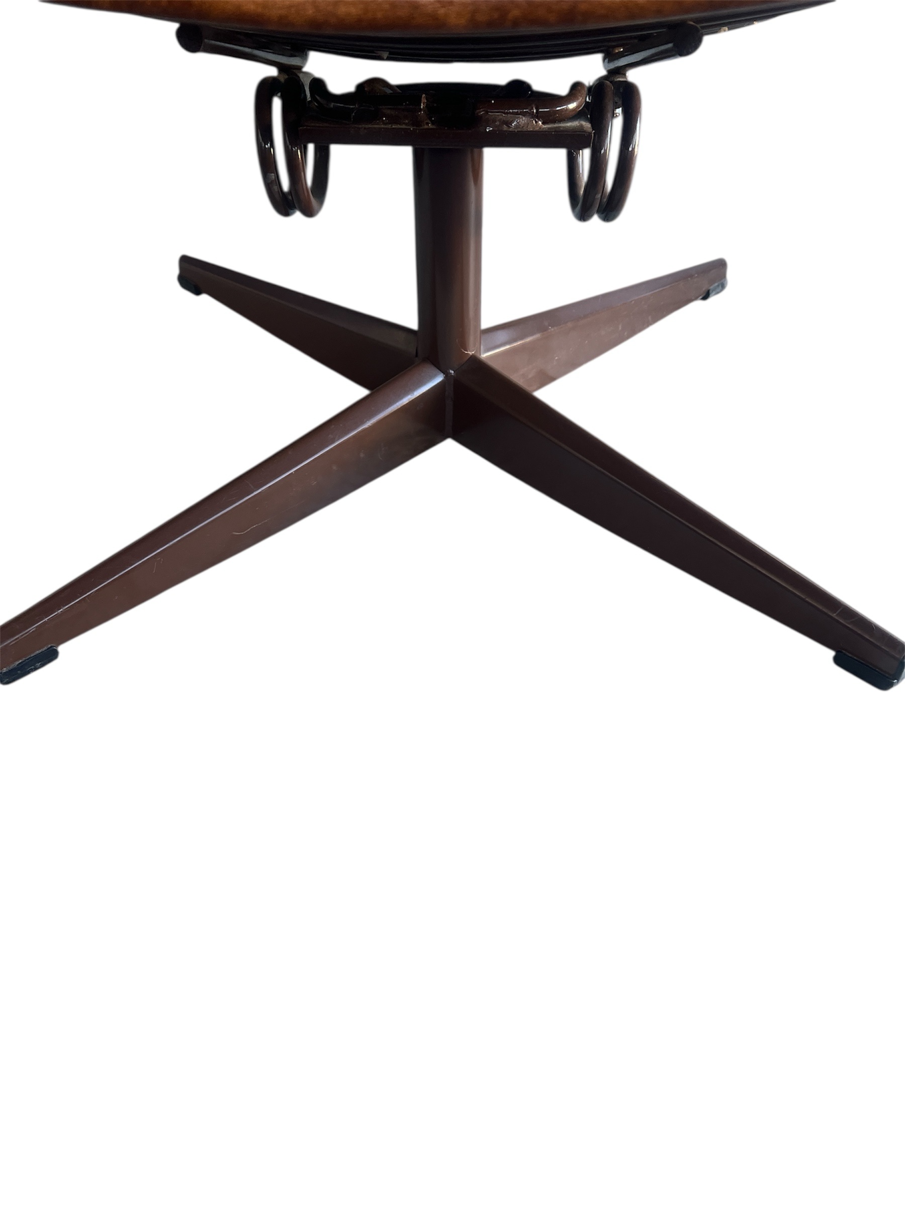 1960s Homecrest Mid-Century Modern Lounge Chair | MCM Brown Vinyl Chair - Image 8