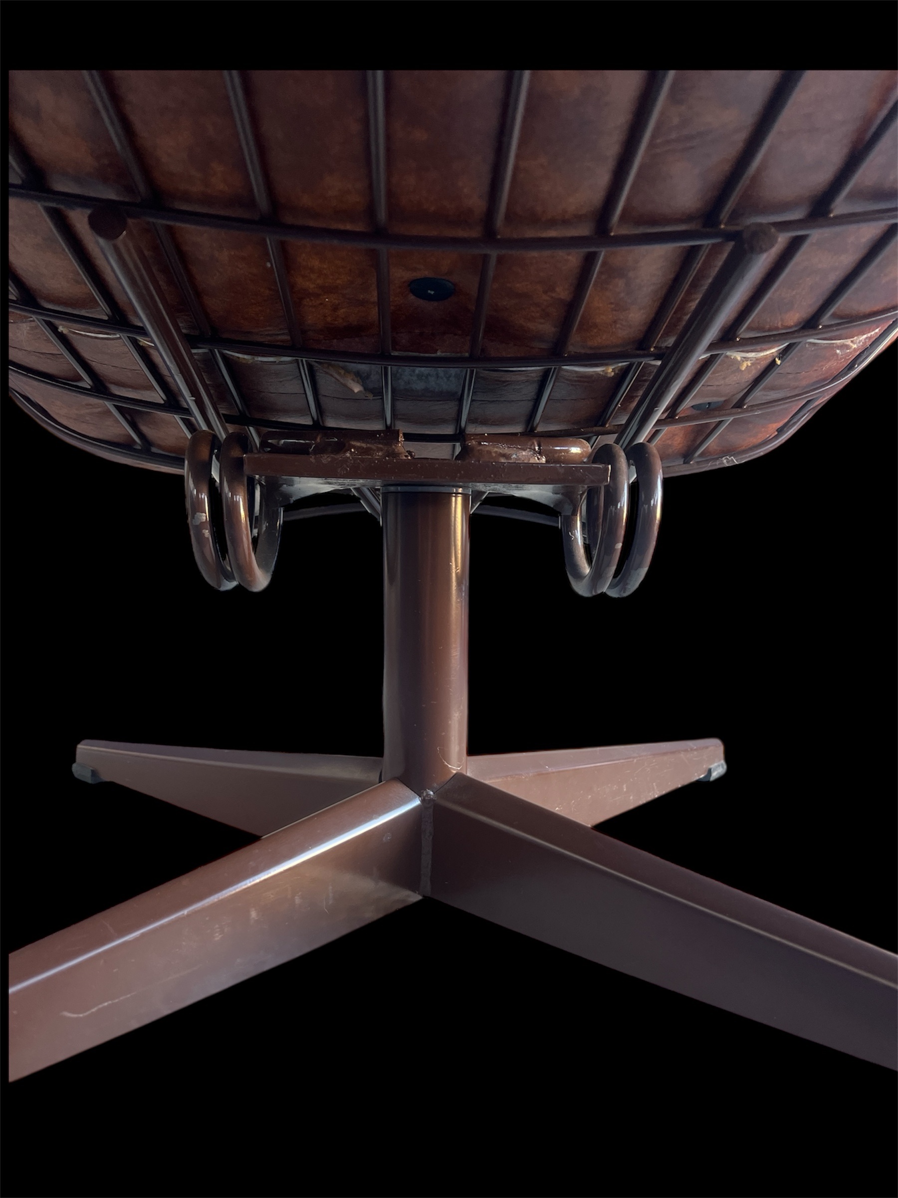 1960s Homecrest Mid-Century Modern Lounge Chair | MCM Brown Vinyl Chair - Image 6